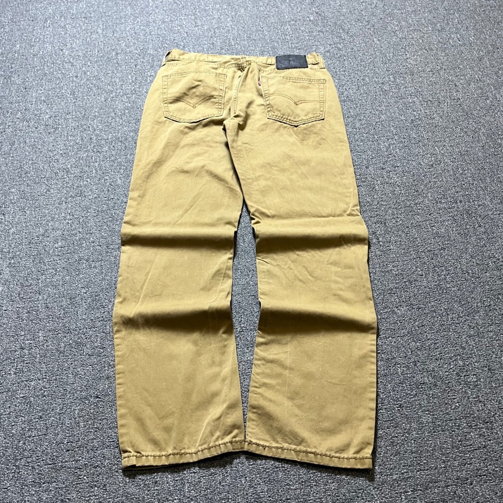 Levi's 514 Straight Fit Pants 32x32 Tan Khaki Cotton Casual